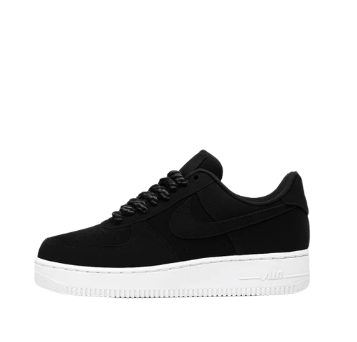 Air Force 1 Black Nobuck corda
